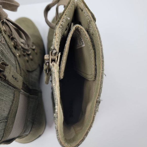 Sorel Major Carly Women's Green Combat Zip Up Boots NL2158-383 US SZ 9 - Picture 10 of 12